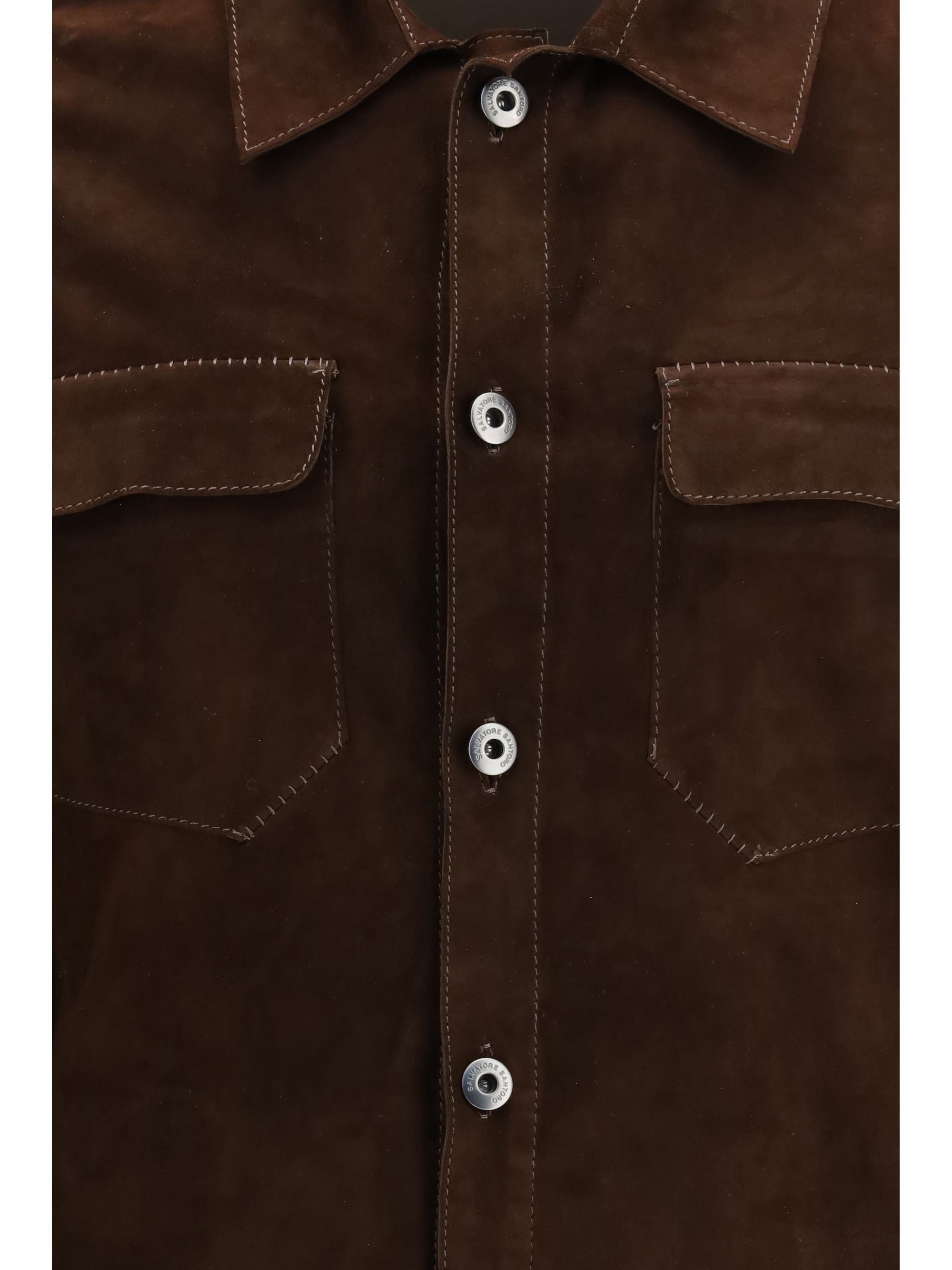 Salvatore Santoro Suede leather bomber Jacket Size US M / EU 48-50 / 2 - 3 Thumbnail