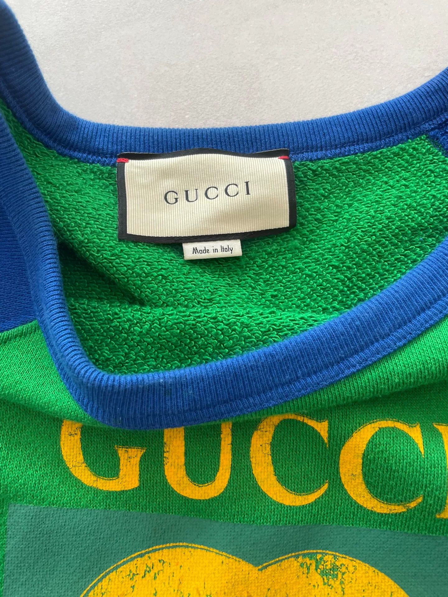 Gucci Gucci Green and Blue Knitted Sweatshirt Size US M / EU 48-50 / 2 - 4 Thumbnail