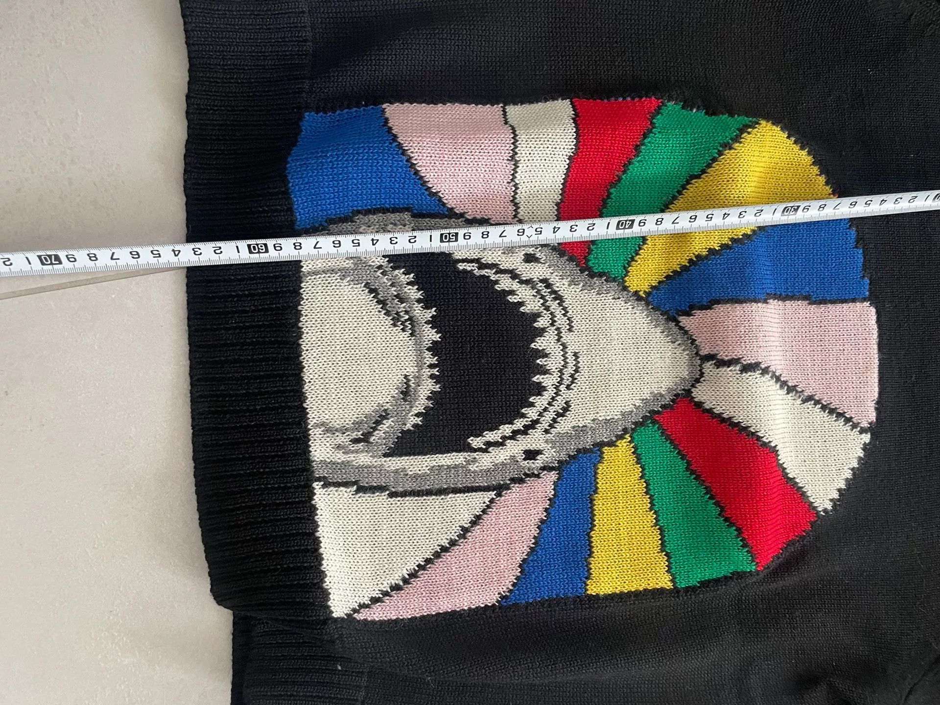 Yves Saint Laurent YSL Men's Wool Sweater in Gray Size US S / EU 44-46 / 1 - 8 Thumbnail