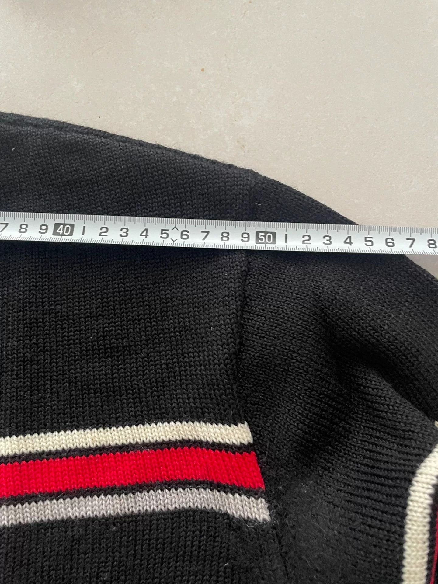 Yves Saint Laurent YSL Men's Black Knit Sweater Size US M / EU 48-50 / 2 - 9 Thumbnail