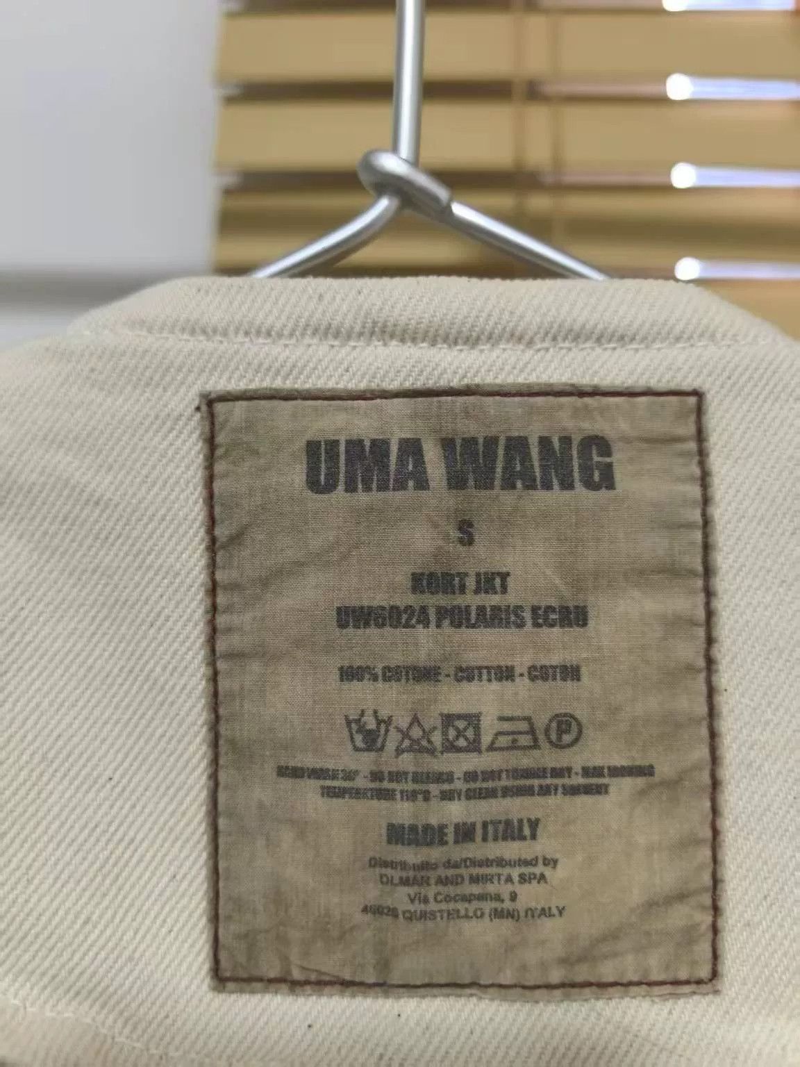 Uma Wang Uma Wang White Denim Jacket Size S Size S / US 4 / IT 40 - 3 Thumbnail