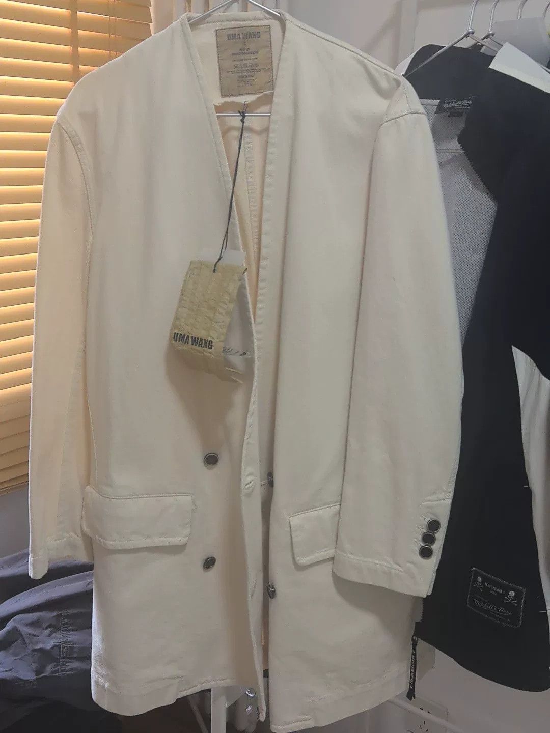 Uma Wang Uma Wang White Denim Jacket Size S Size S / US 4 / IT 40 - 2 Thumbnail