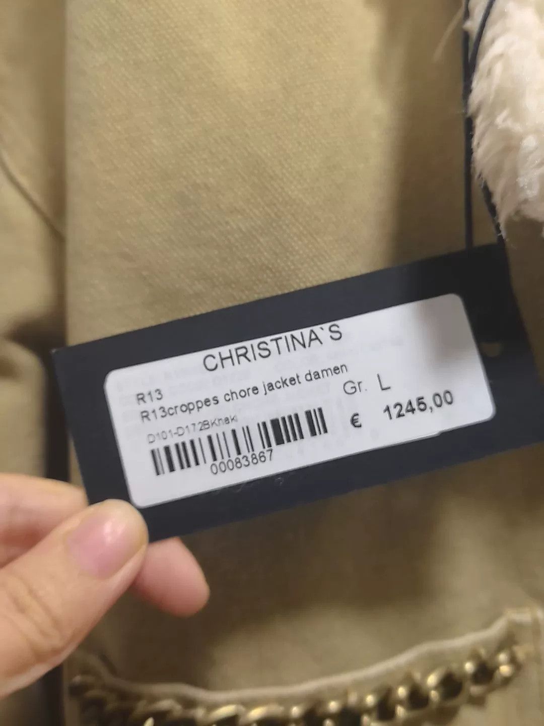 R13 R13 Lamb Wool Chain Jacket Size L / US 10 / IT 46 - 6 Thumbnail