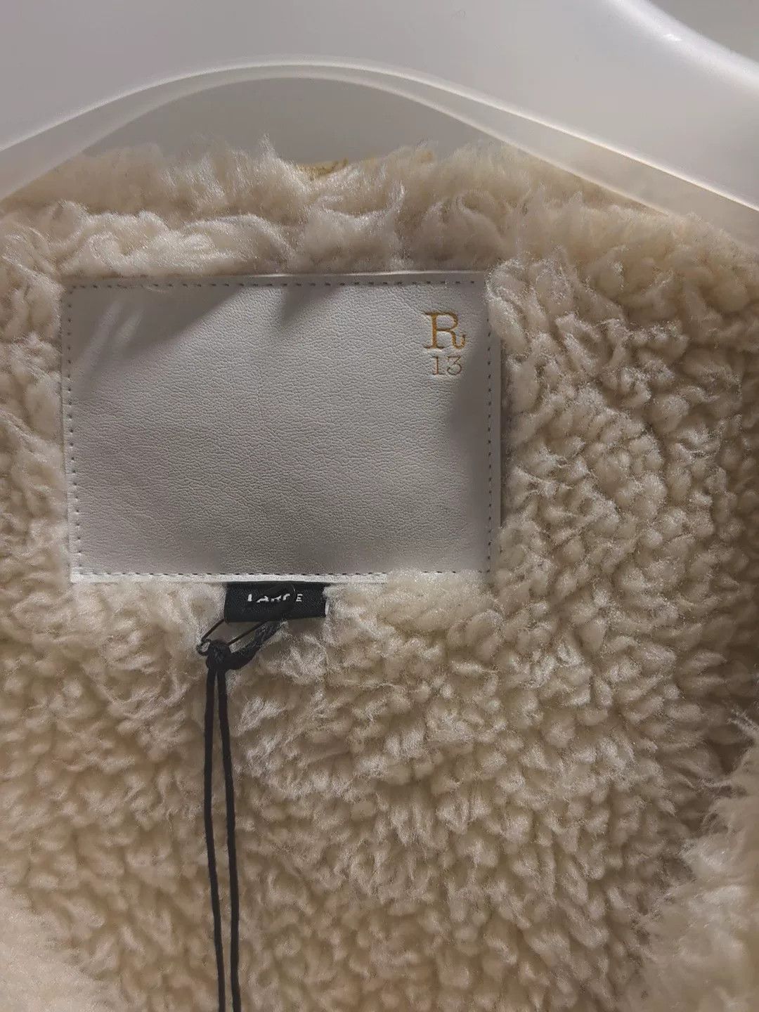 R13 R13 Lamb Wool Chain Jacket Size L / US 10 / IT 46 - 3 Thumbnail