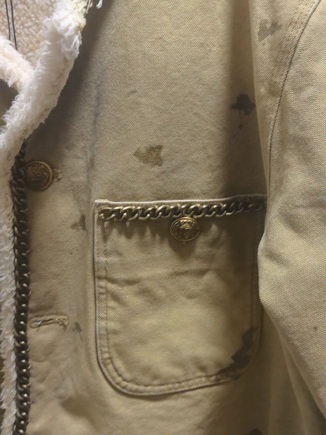 R13 R13 Lamb Wool Chain Jacket Size L / US 10 / IT 46 - 5 Thumbnail