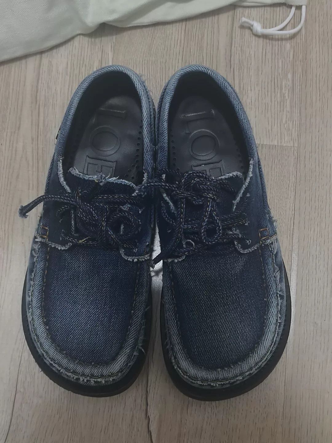 Loewe Loewe Denim Loafers Size 37 Used Size US 6 / IT 36 - 2 Thumbnail
