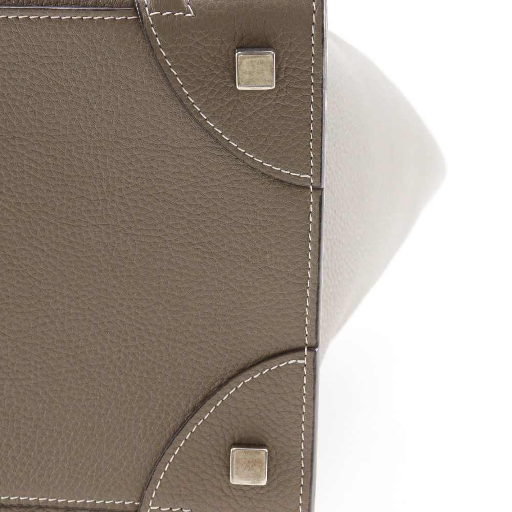 Celine Celine Celine Luggage Mini Shopper Calf Handbag Leather Handbag 165213DRU.09SO DUTY FREE for USA Size ONE SIZE - 12 Thumbnail