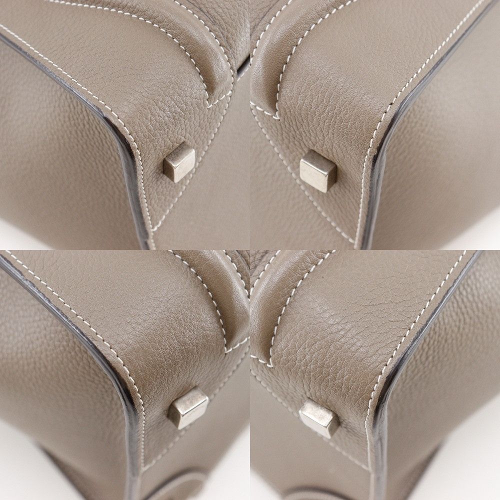 Celine Celine Celine Luggage Mini Shopper Calf Handbag Leather Handbag 165213DRU.09SO DUTY FREE for USA Size ONE SIZE - 4 Thumbnail