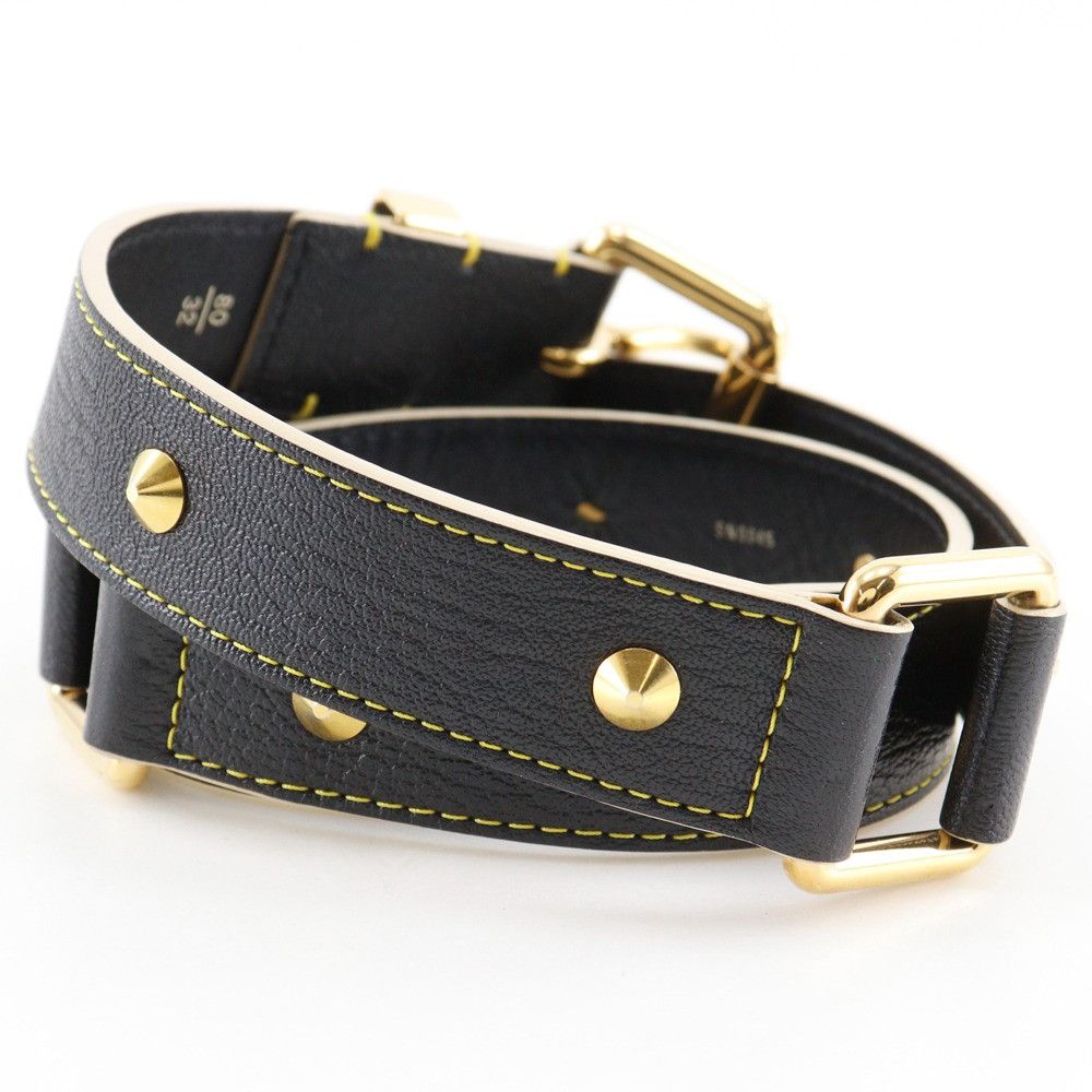 Louis Vuitton Louis Vuitton Louis Vuitton Sangle Suhali Leather Belt Leather Belt M6869W DUTY FREE for USA Size ONE SIZE - 3 Thumbnail