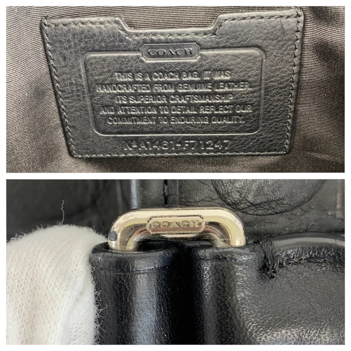 Coach Coach COACH Signature Leather Briefcase Leather Business Bag 71247 DUTY FREE for USA Size ONE SIZE - 4 Thumbnail