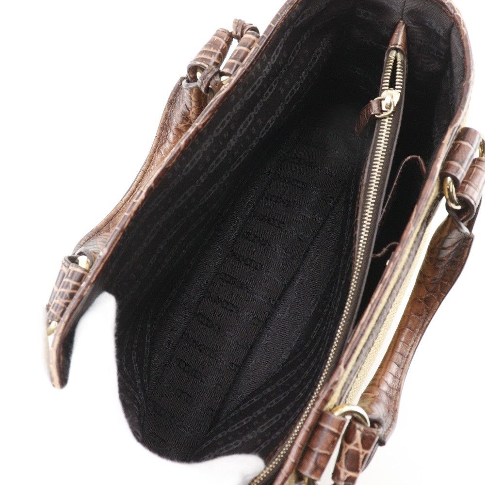 Celine Celine Celine Boogie Bag Trionphe Charm Straw Embossed Leather 2way Bag Plant-based Handbag DUTY FREE for USA Size ONE SIZE - 6 Thumbnail