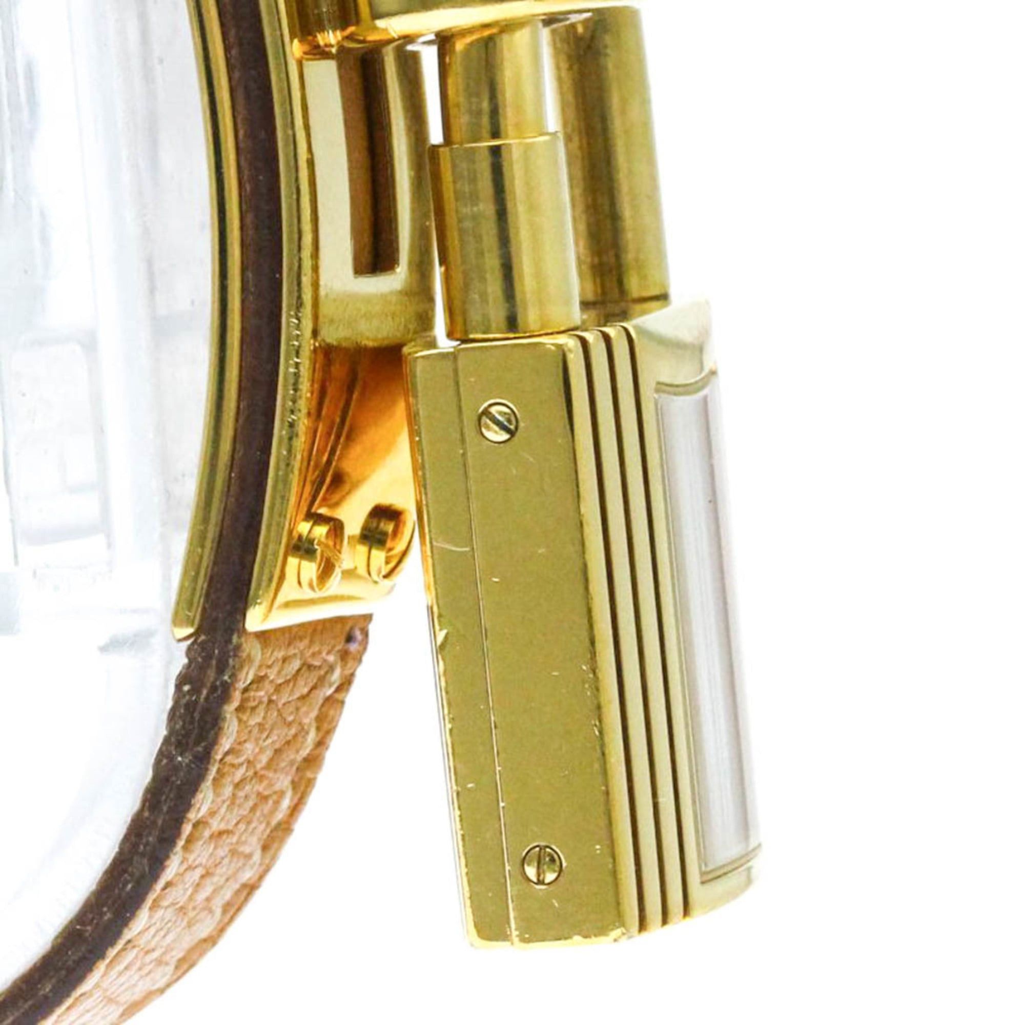 Hermes HERMES Kelly Watch Gold Plated Leather Quartz Ladies Watch Size ONE SIZE - 8 Thumbnail