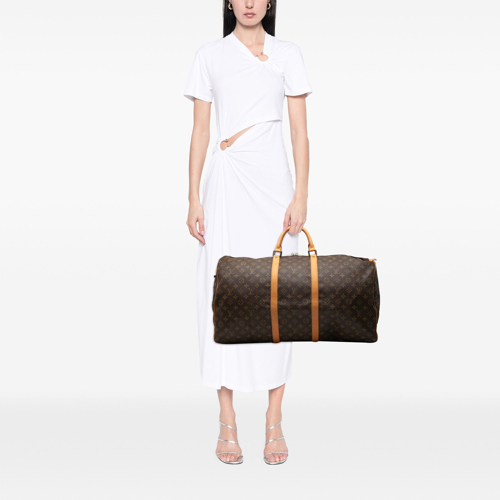Louis Vuitton Louis Vuitton Monogram Keepall 60 Size ONE SIZE - 9 Thumbnail