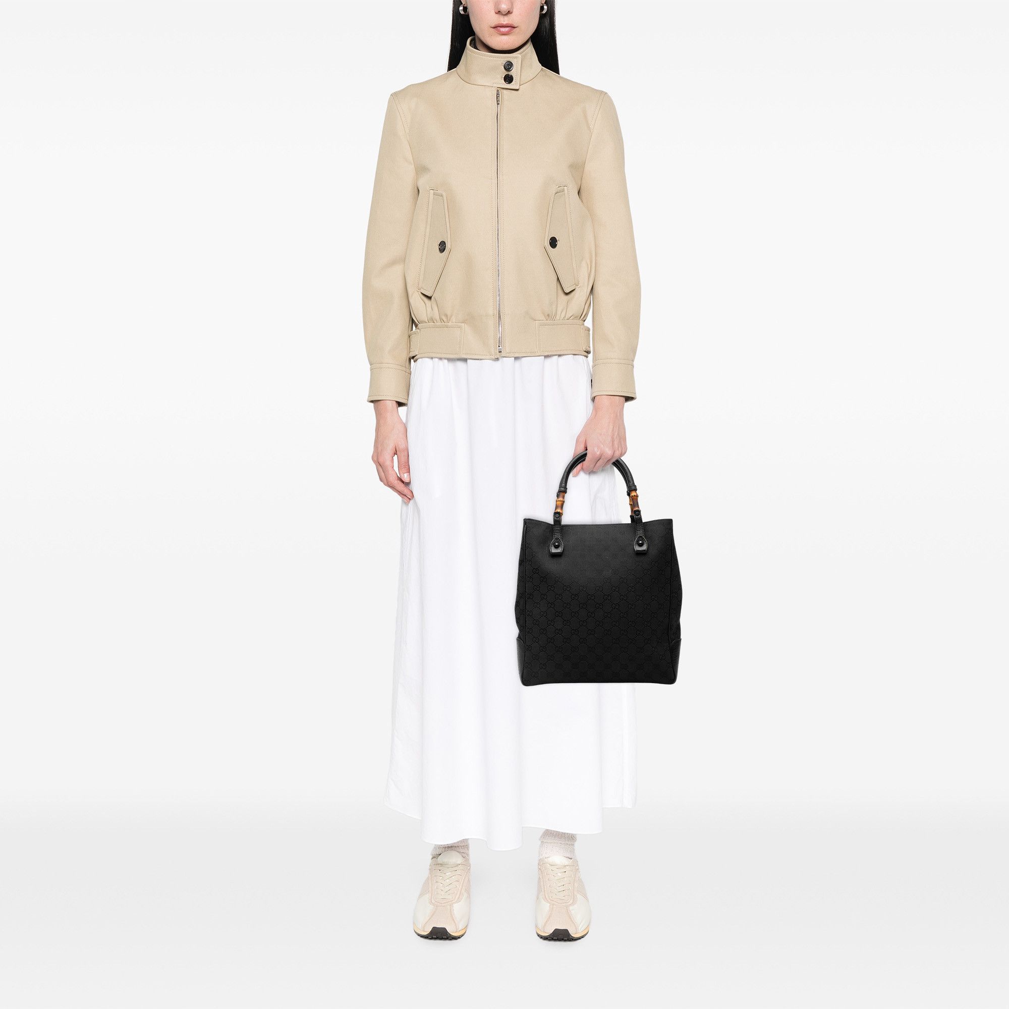 Gucci Gucci GG Canvas Bamboo Tote Size ONE SIZE - 7 Thumbnail
