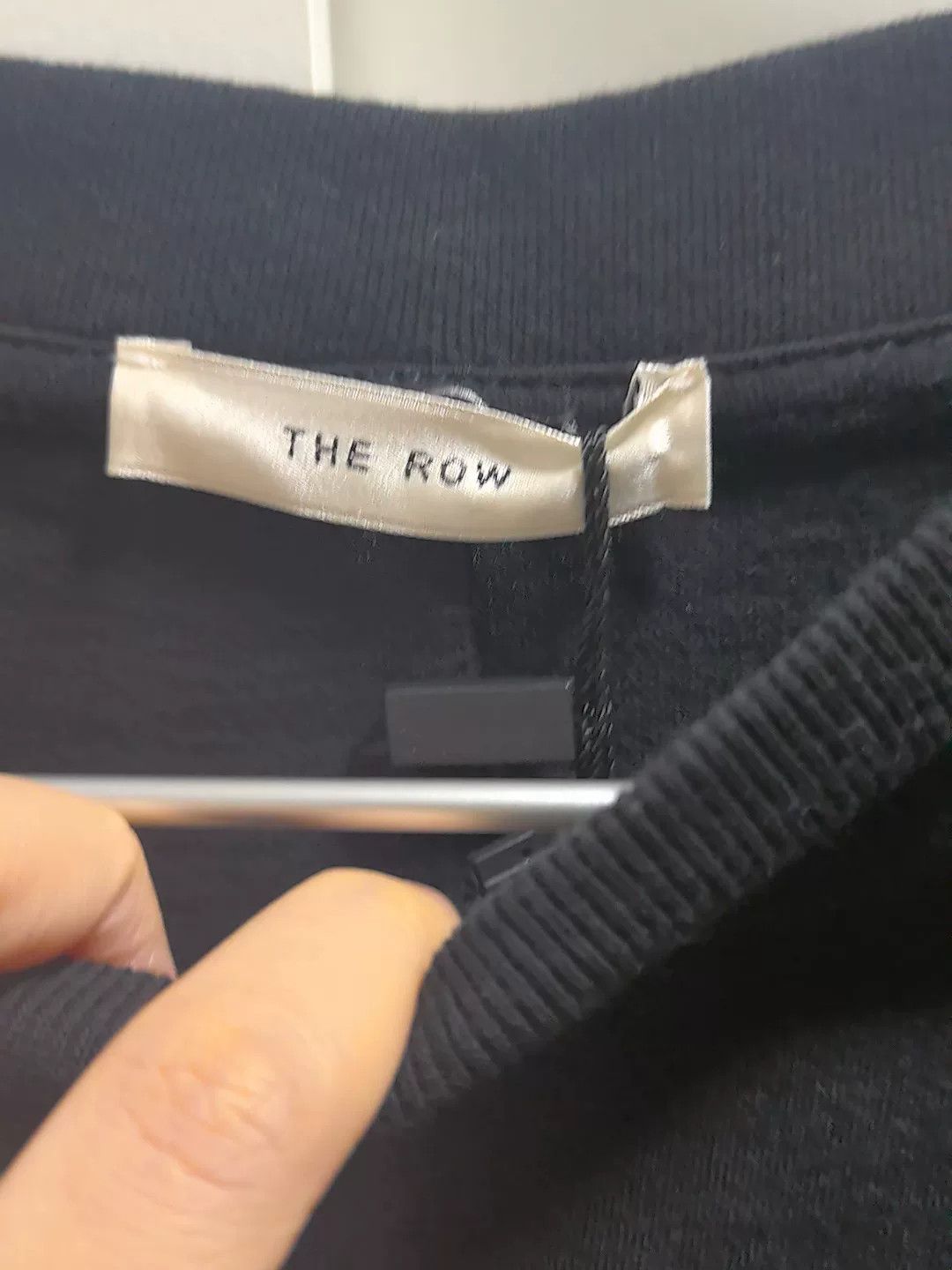 The Row The Row Long Black T-shirt Dress Size S / US 4 / IT 40 - 3 Thumbnail