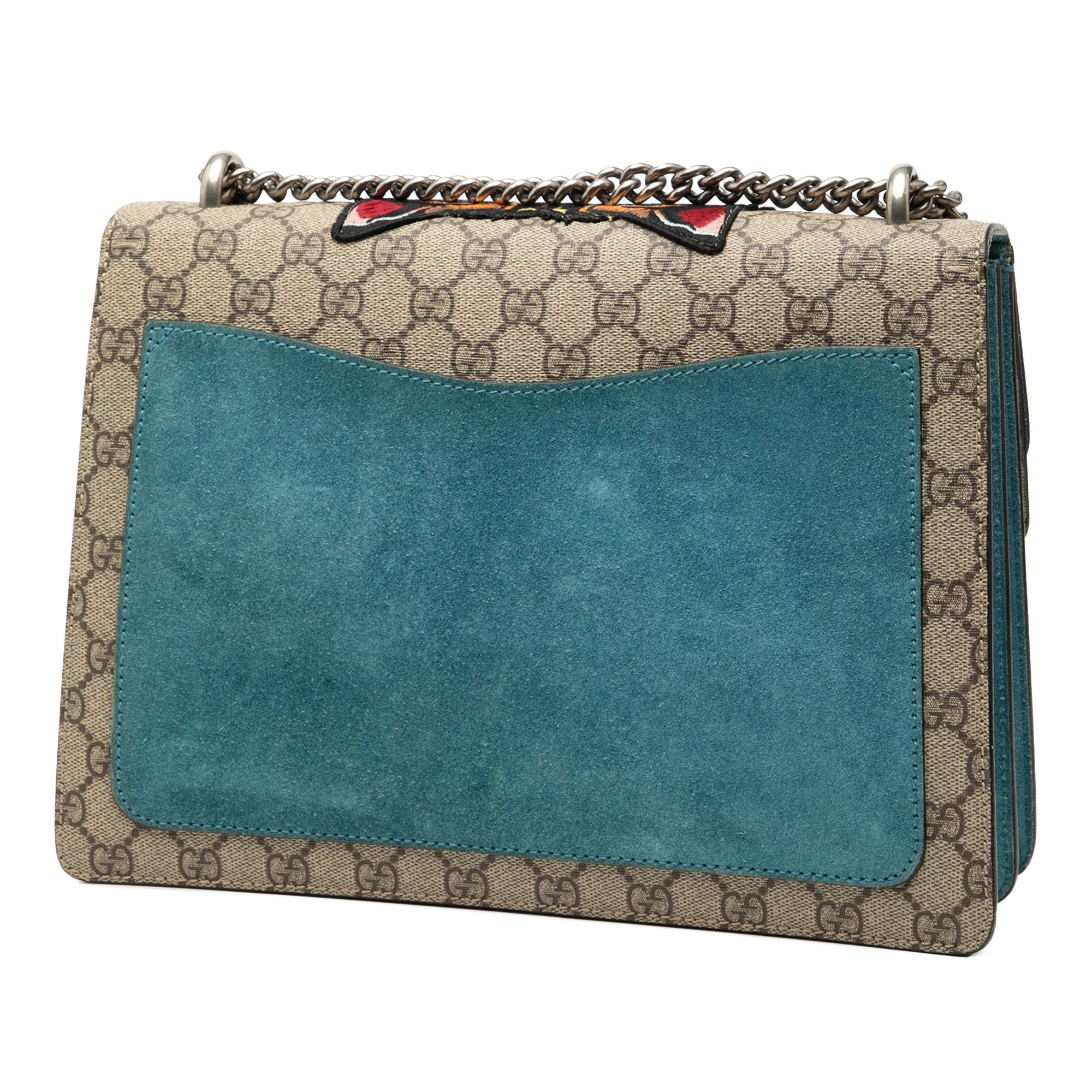 Gucci Gucci Medium GG Supreme Angry Cat Embroidered Dionysus Shoulder Bag Size ONE SIZE - 2 Thumbnail