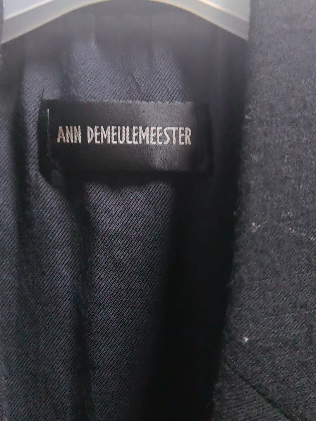 Ann Demeulemeester Ann Demeulemeester Black Wool Blazer Coat Size S / US 4 / IT 40 - 2 Thumbnail