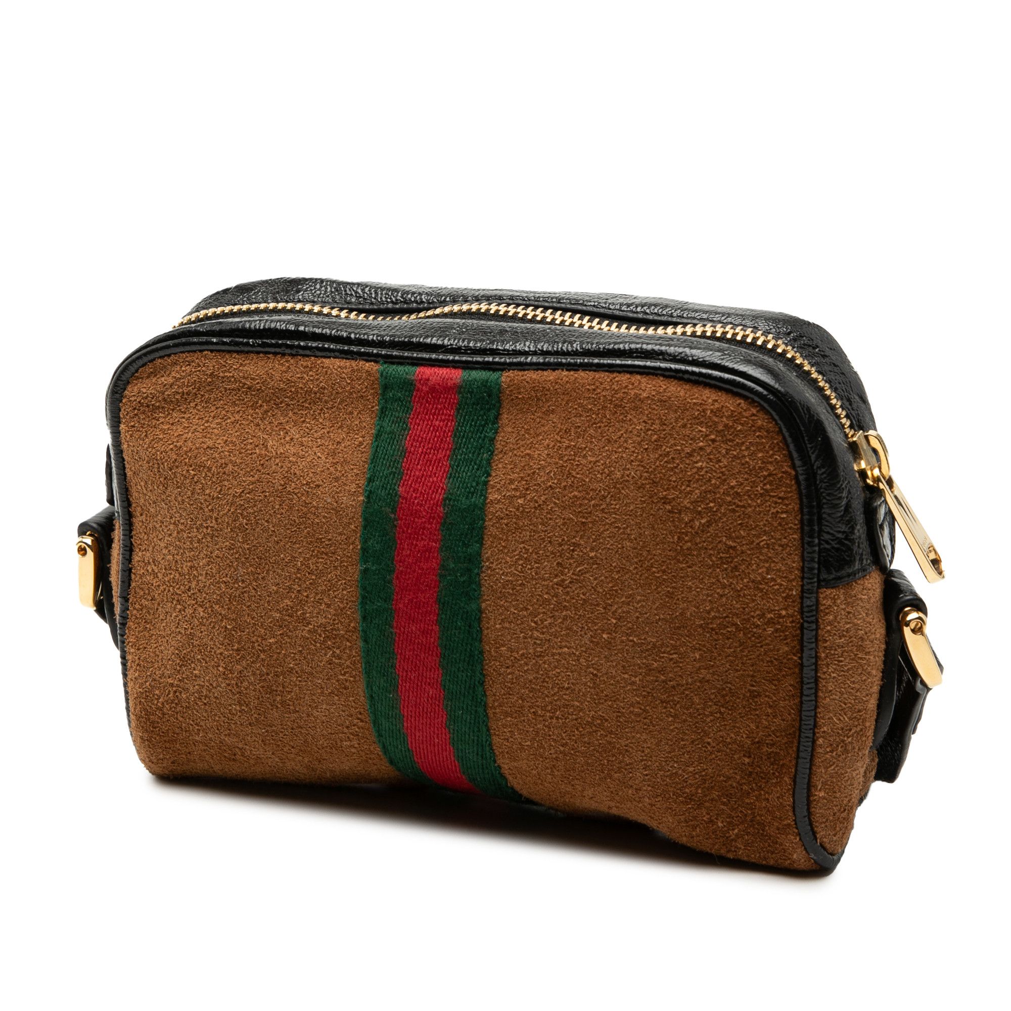 Gucci Gucci Mini Suede Web Ophidia Crossbody Size ONE SIZE - 2 Thumbnail