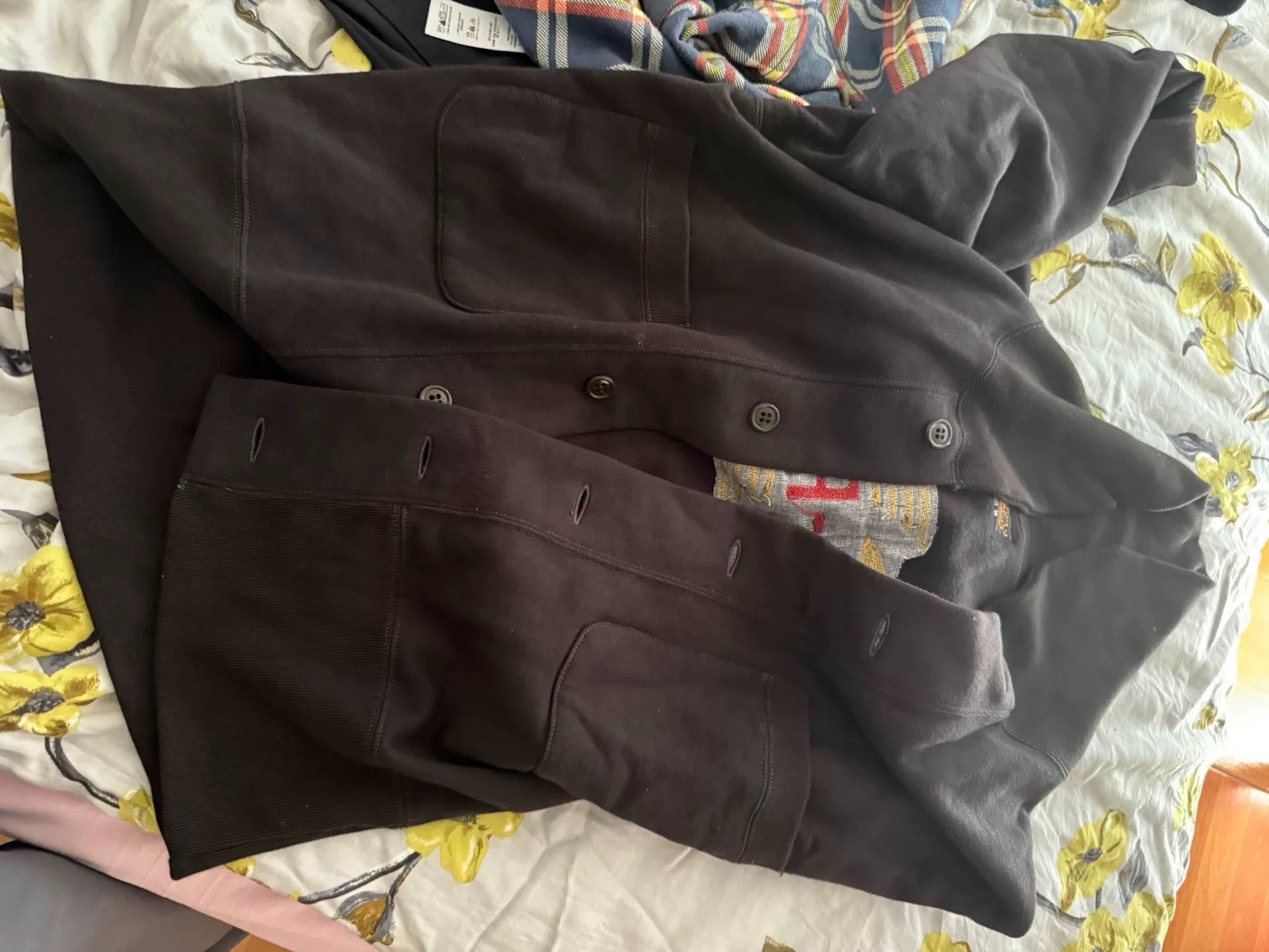 Freewheelers Vintage Fleece Lined Motorcycle Cardigan Size US S / EU 44-46 / 1 - 2 Thumbnail
