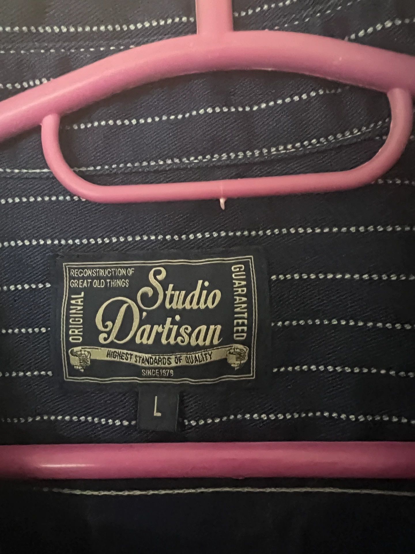 Studio D'Artisan StudioD'artisan Wabash Stripe Work Shirt Size US L / EU 52-54 / 3 - 3 Thumbnail