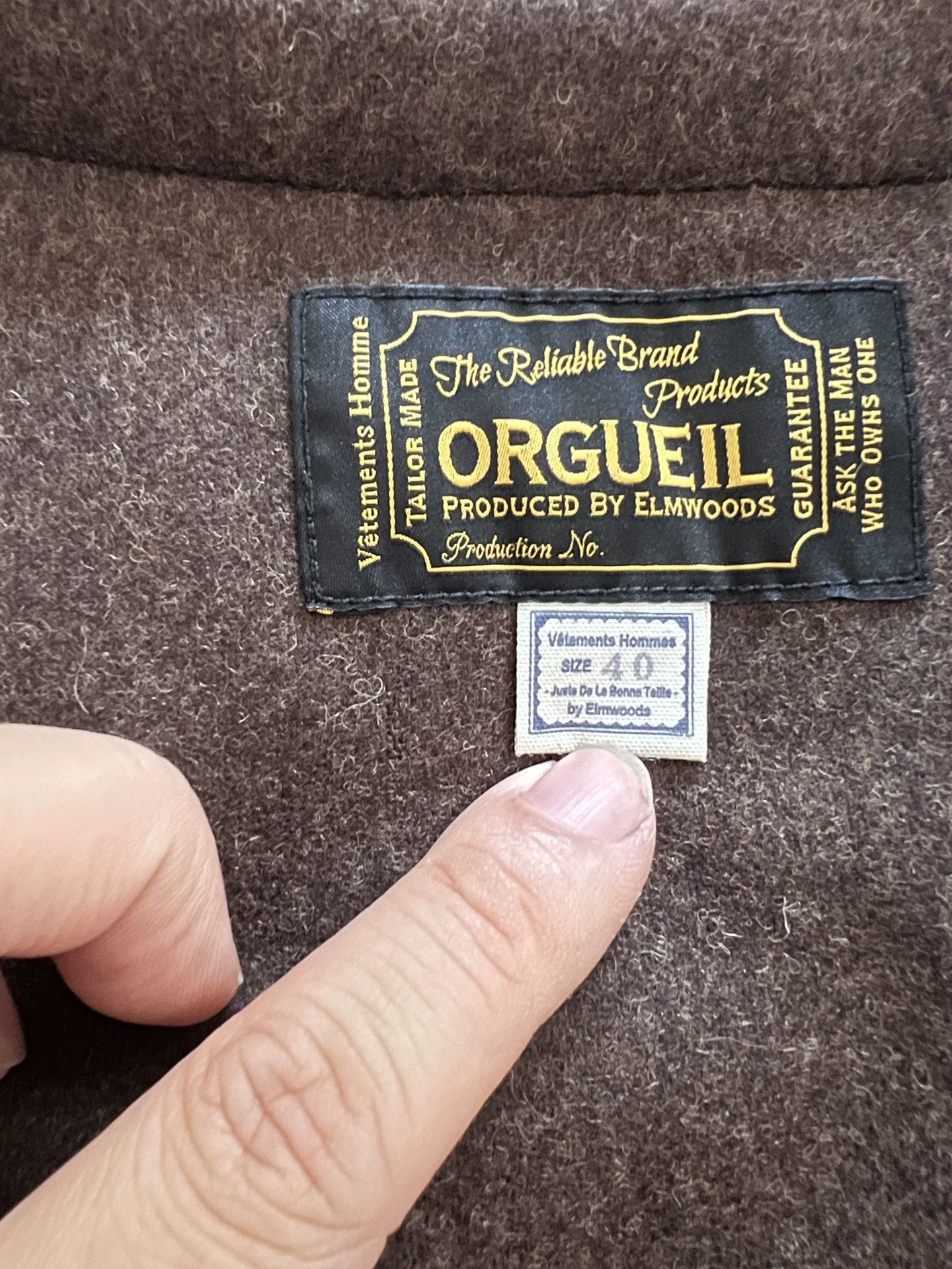 Orgueil Orgueil Vintage Wool Men's Vest Size US XXS / EU 40 - 6 Thumbnail