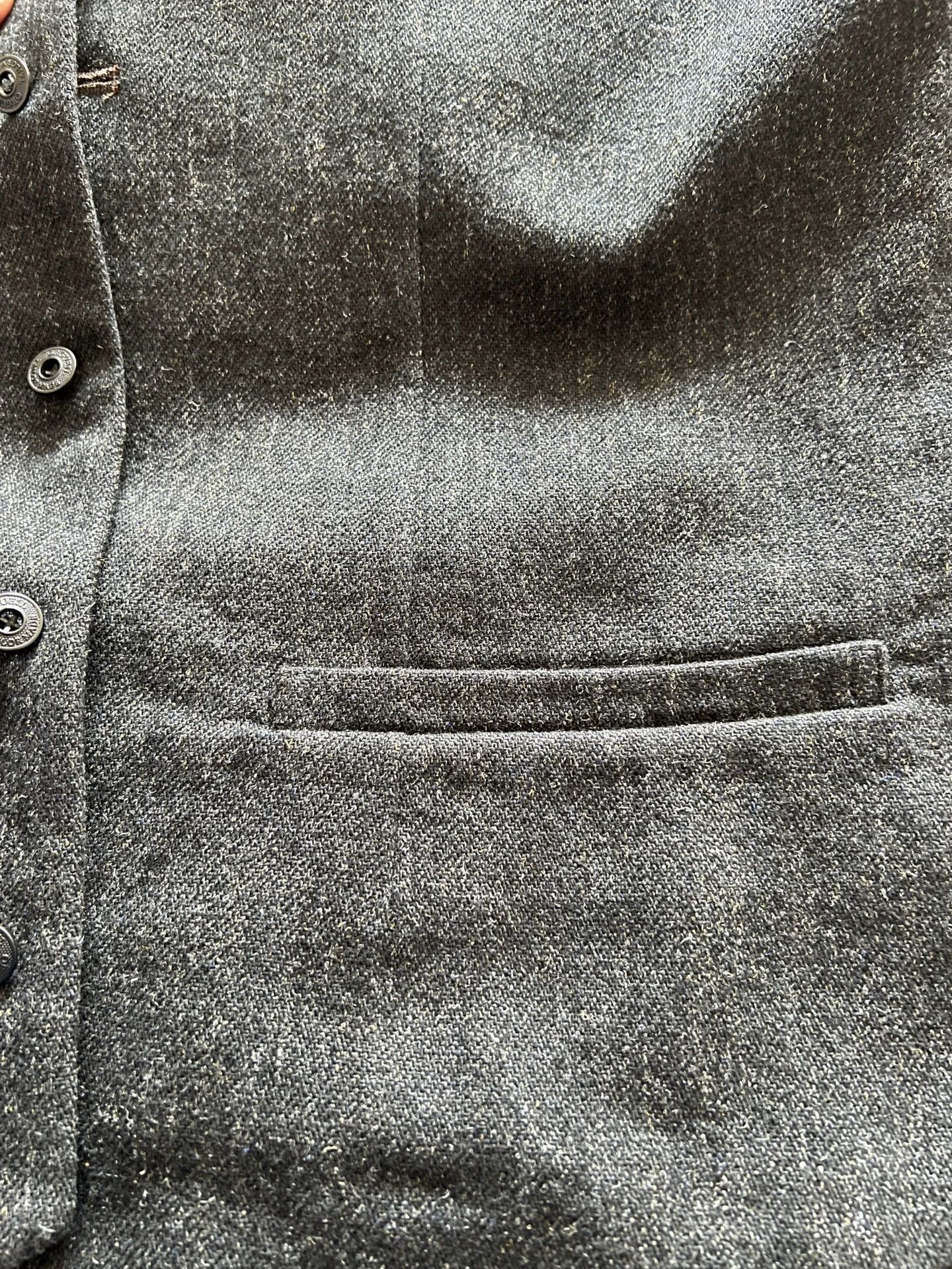 Orgueil Orgueil Vintage Wool Men's Vest Size US XXS / EU 40 - 4 Thumbnail