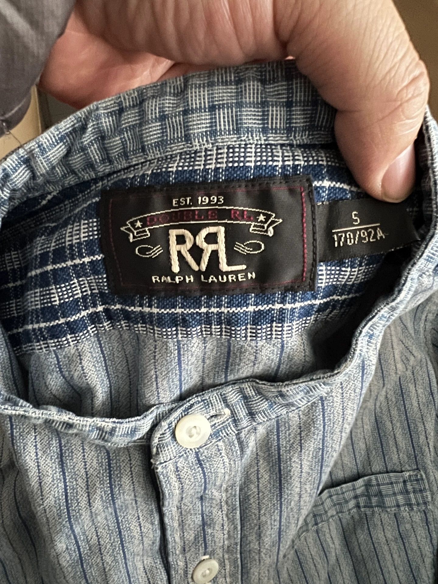 RRL Ralph Lauren RRL Normandy Shirt Ralph Lauren 2017 Size US M / EU 48-50 / 2 - 4 Thumbnail