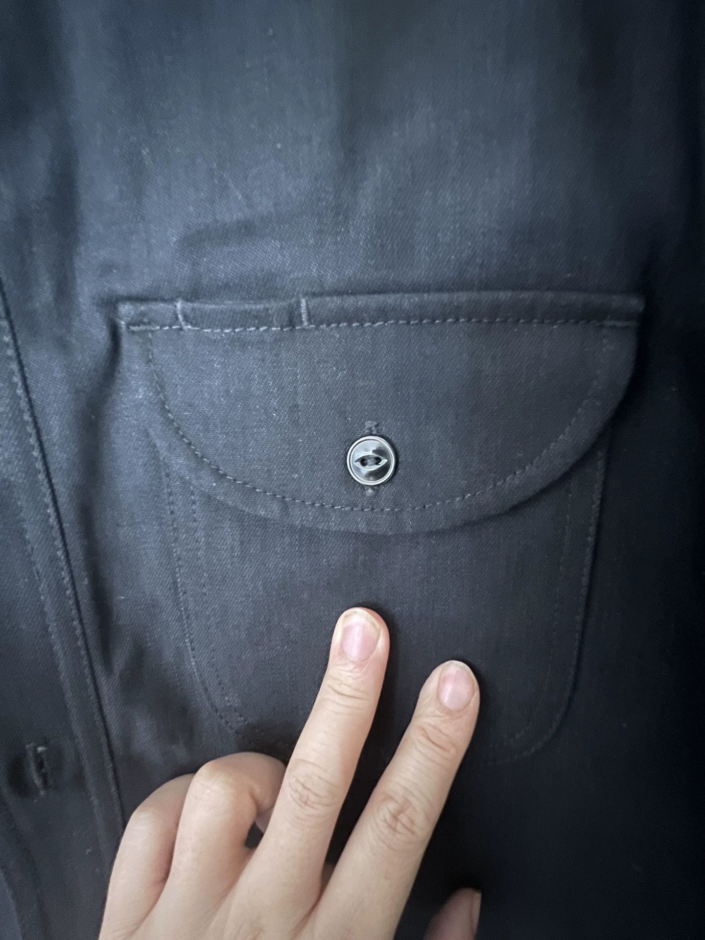 Rogue Territory Rogue Territory Black Denim Work Shirt Size US S / EU 44-46 / 1 - 8 Thumbnail
