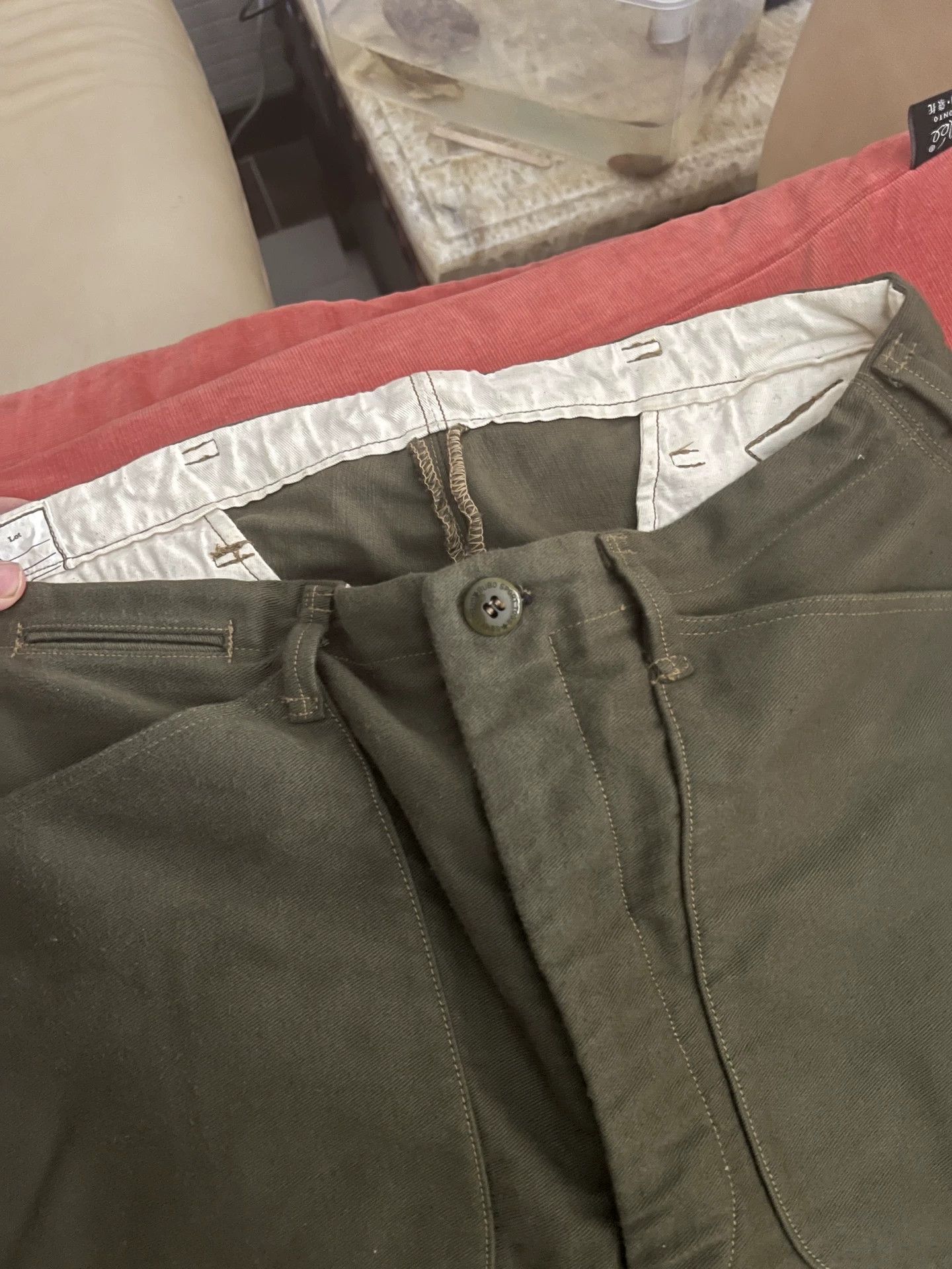 Freewheelers FREEWHEELERS Moleskin Pants Size 32-34 Size US 32 / EU 48 - 3 Thumbnail