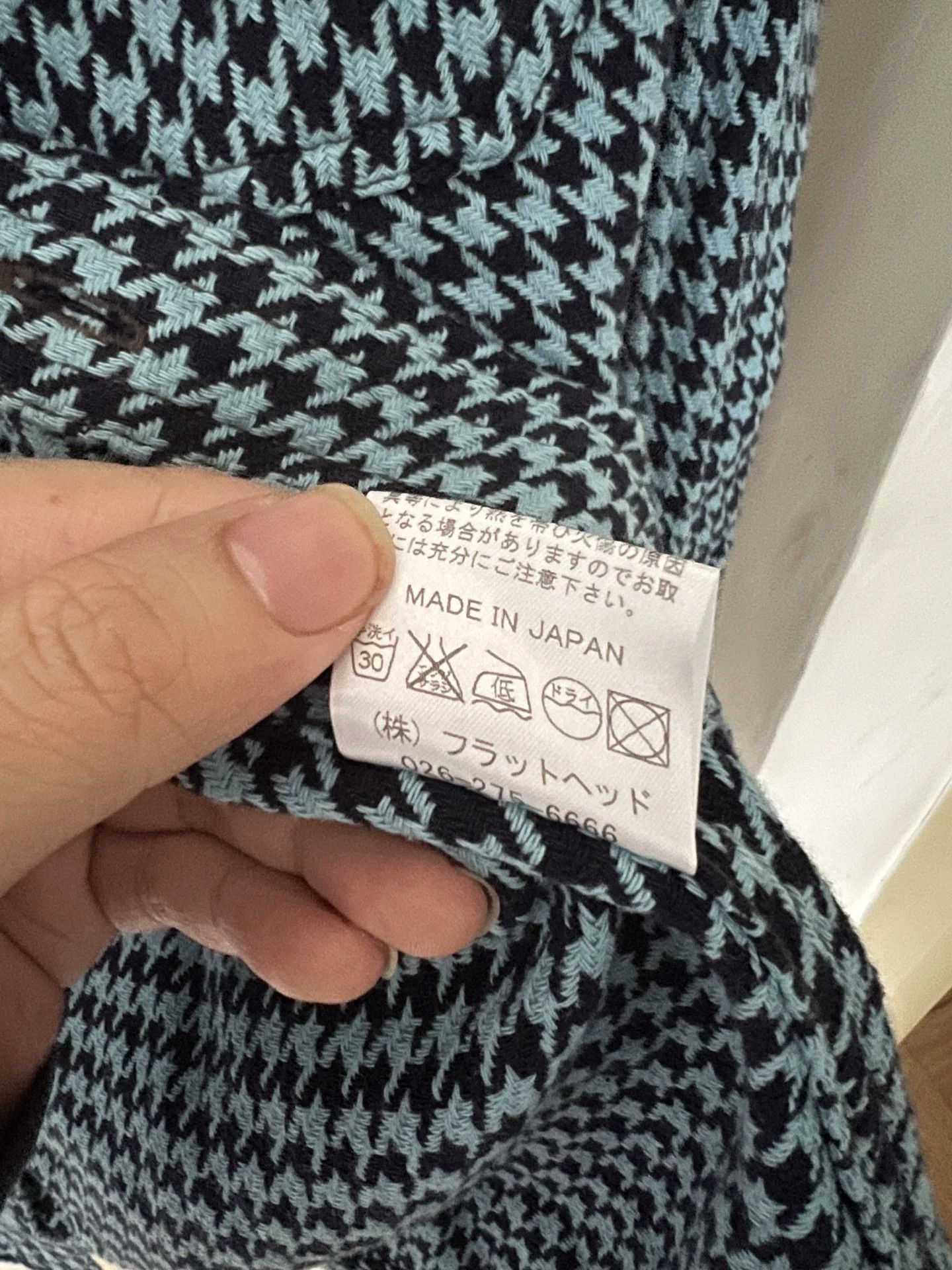 The Flat Head The Flat Head Houndstooth Sweater Size US XXS / EU 40 - 5 Thumbnail