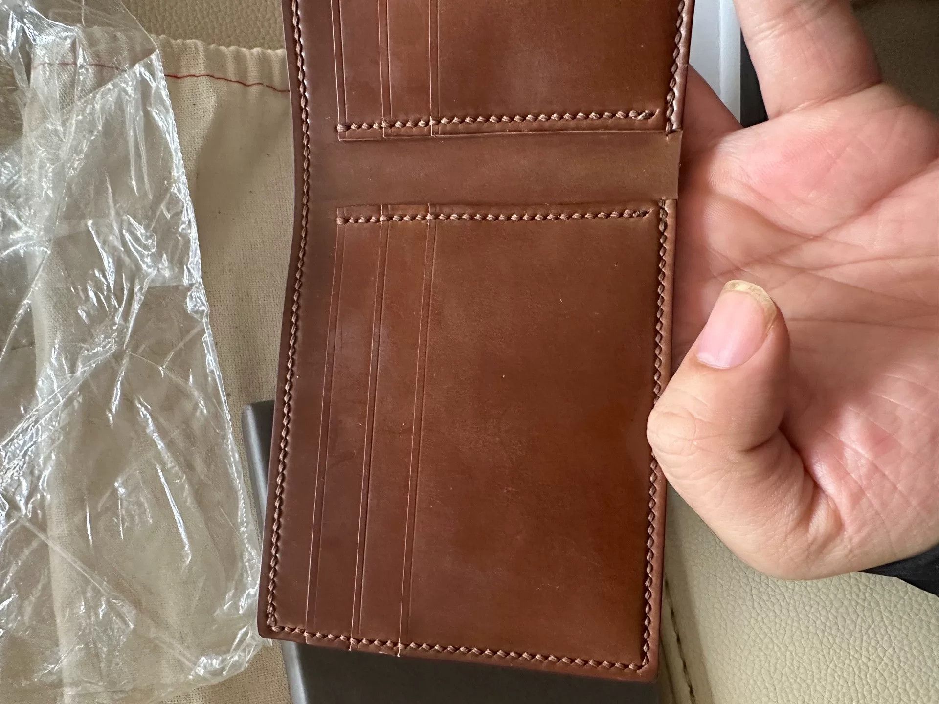 Ashland Leather Horween Leather Wallet, Made in USA Size ONE SIZE - 4 Thumbnail