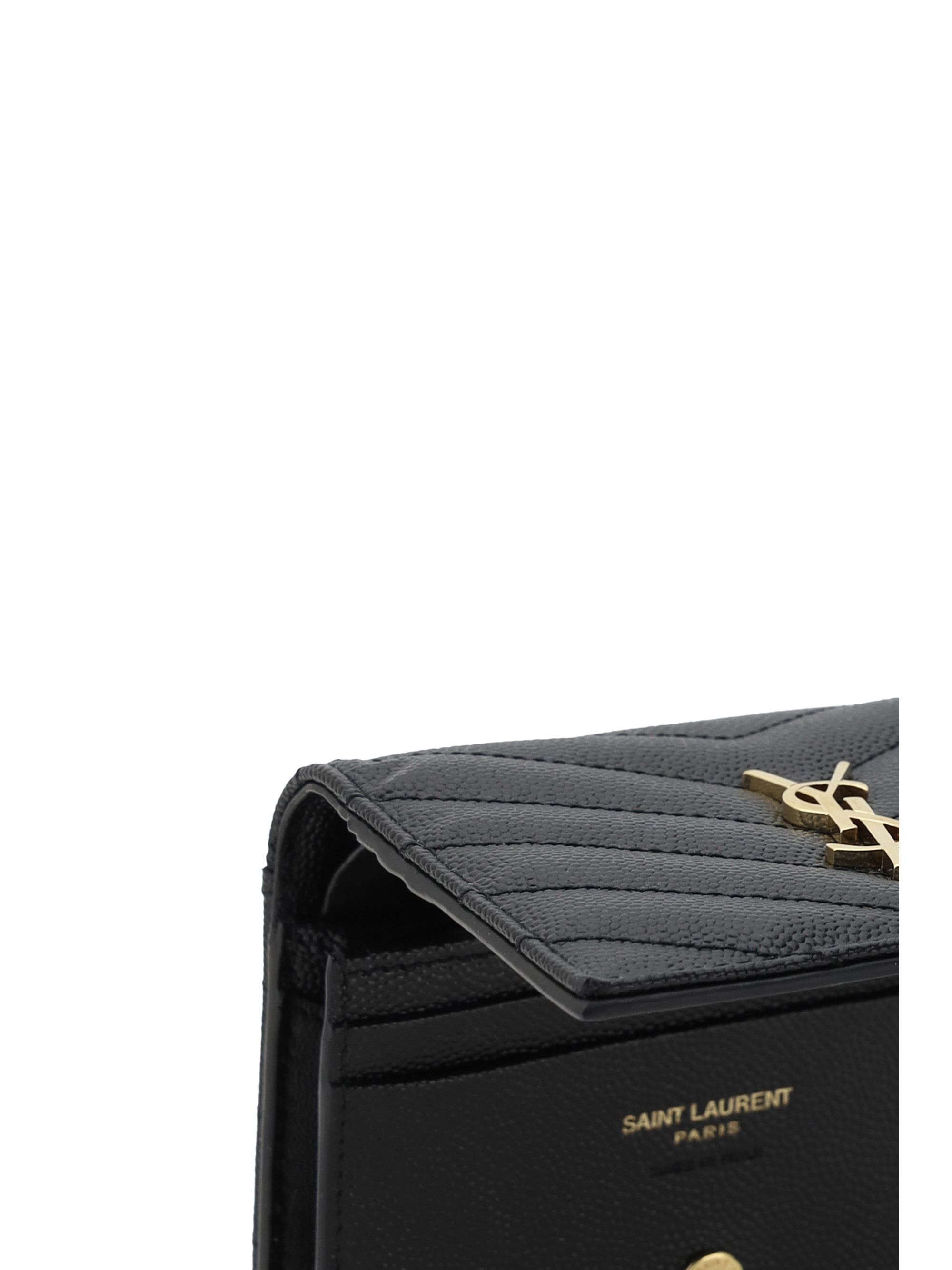 Saint Laurent Paris Cassandre matelassé Card Holder Size ONE SIZE - 3 Thumbnail