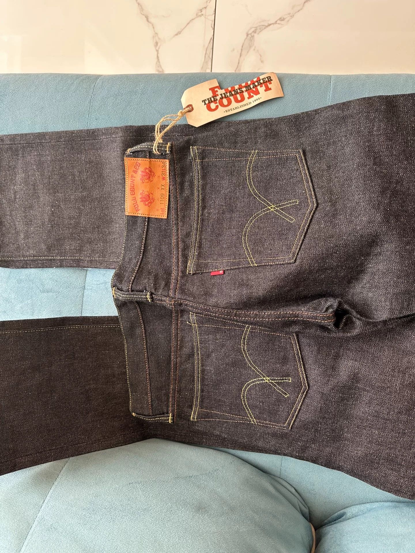 Full Count & Co. Full Count 1109xx Red Selvedge Jeans Size US 31 - 4 Thumbnail