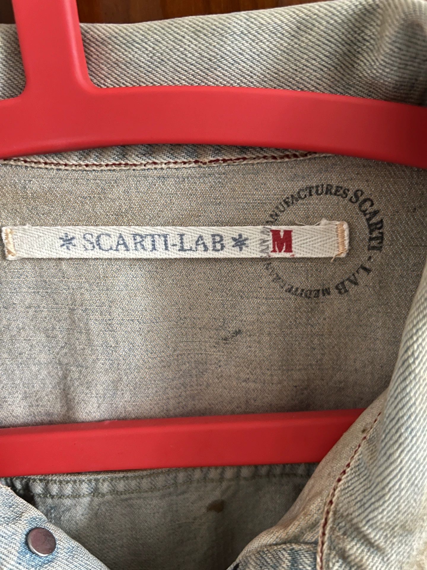 Scarti-Lab Scarti Lab Designer Jean Jacket Size US M / EU 48-50 / 2 - 9 Thumbnail