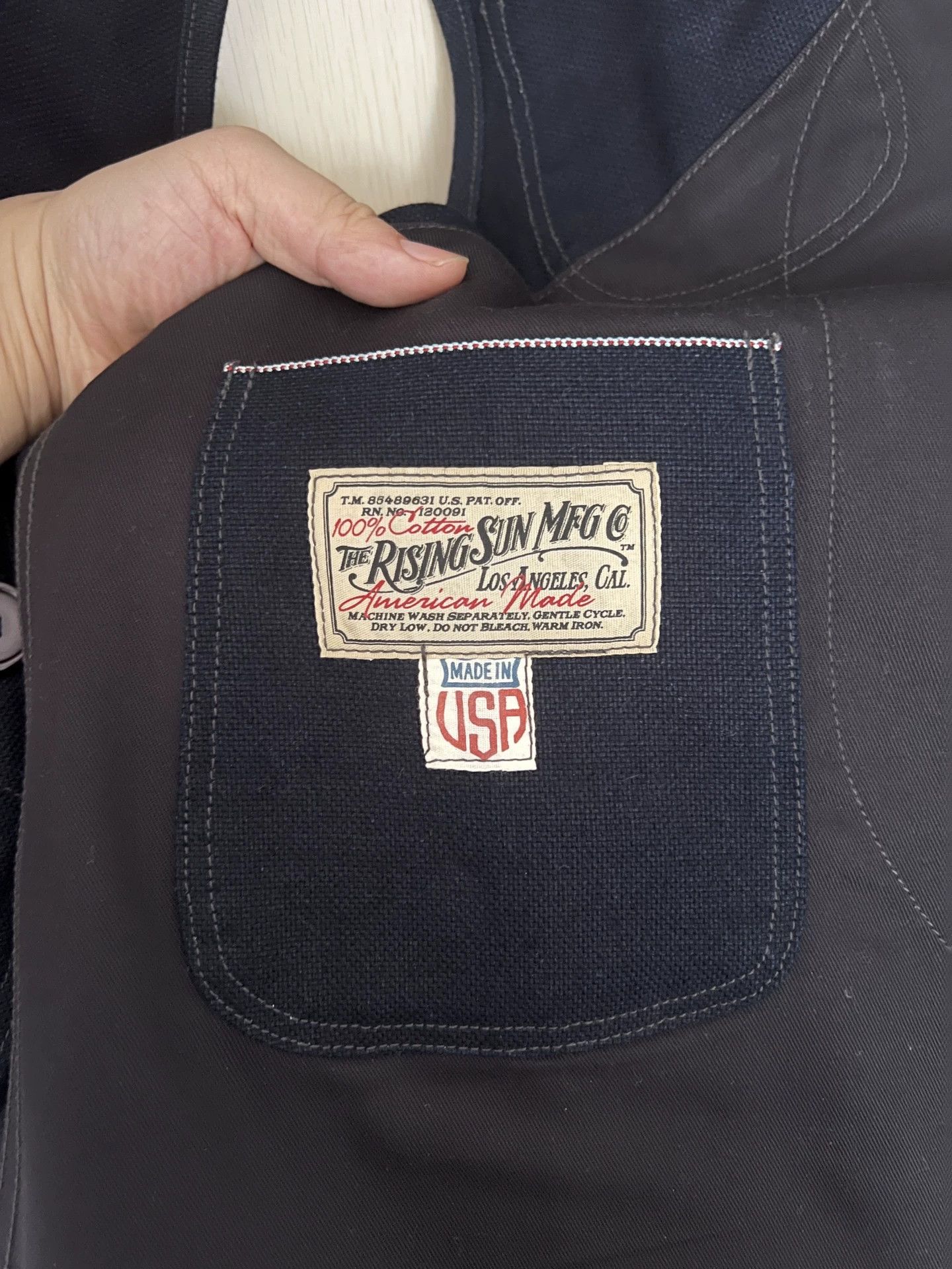 Rising Sun & Co. Rising Sun Vintage Vest Indigo Goods Size US M / EU 48-50 / 2 - 6 Thumbnail