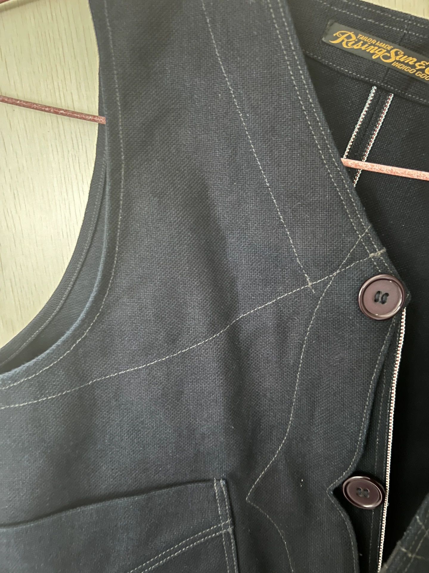 Rising Sun & Co. Rising Sun Vintage Vest Indigo Goods Size US M / EU 48-50 / 2 - 9 Thumbnail