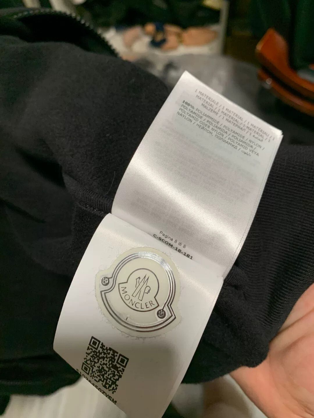 Moncler Moncler Black Hoodie Size S Size US S / EU 44-46 / 1 - 5 Thumbnail