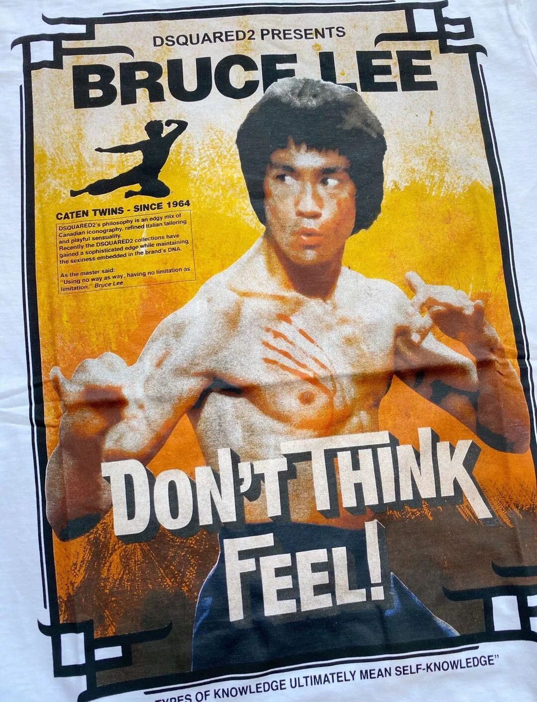 Dsquared2 DSQUARED2 Bruce Lee T-Shirt Spring/Summer 2020 Size US M / EU 48-50 / 2 - 3 Thumbnail