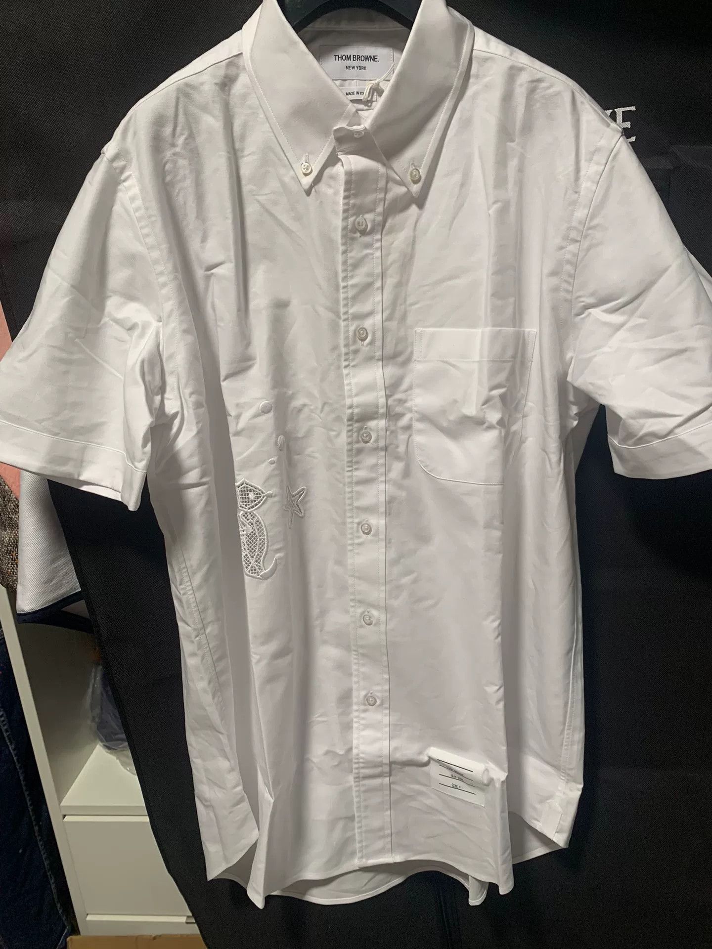 Thom Browne New Thom Browne Casual Button-Down Shirt Size US M / EU 48-50 / 2 - 5 Thumbnail