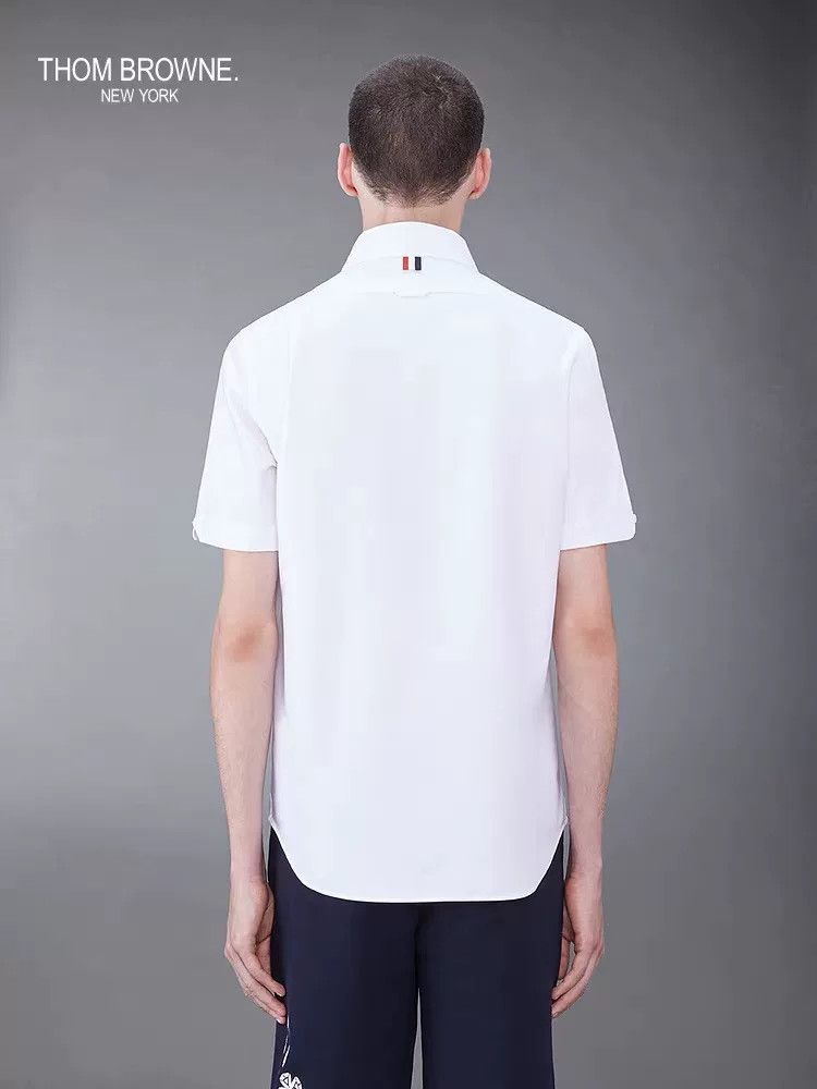 Thom Browne New Thom Browne Casual Button-Down Shirt Size US M / EU 48-50 / 2 - 2 Thumbnail