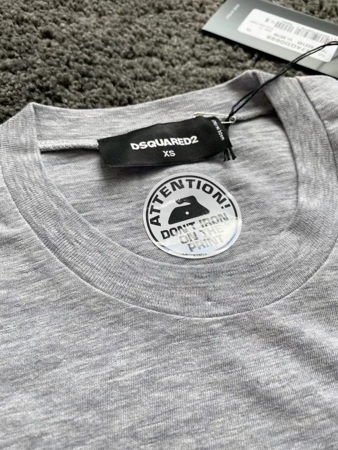 Dsquared2 Dsquared2 Gray Oversized T-Shirt Size US XS / EU 42 / 0 - 3 Thumbnail