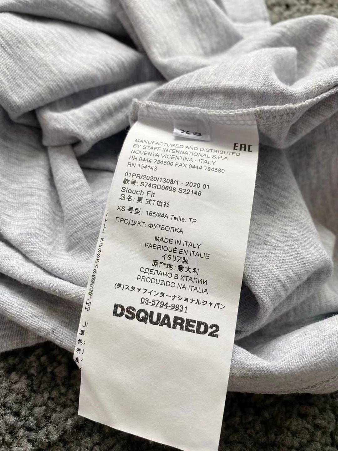 Dsquared2 Dsquared2 Gray Oversized T-Shirt Size US XS / EU 42 / 0 - 4 Thumbnail