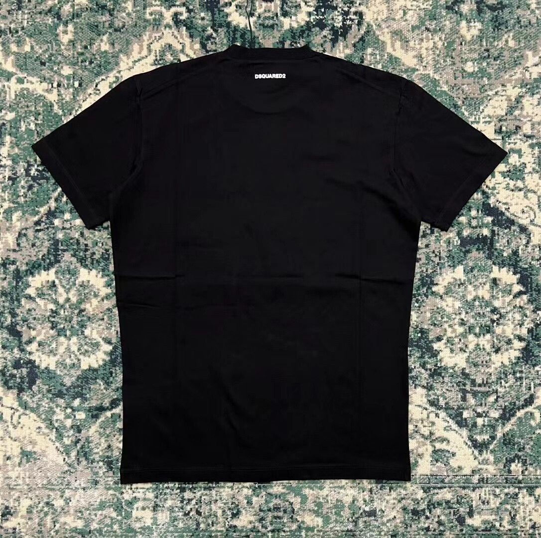 Dsquared2 Dsquared2 Black Graphic T-Shirt for Men Size US M / EU 48-50 / 2 - 2 Thumbnail