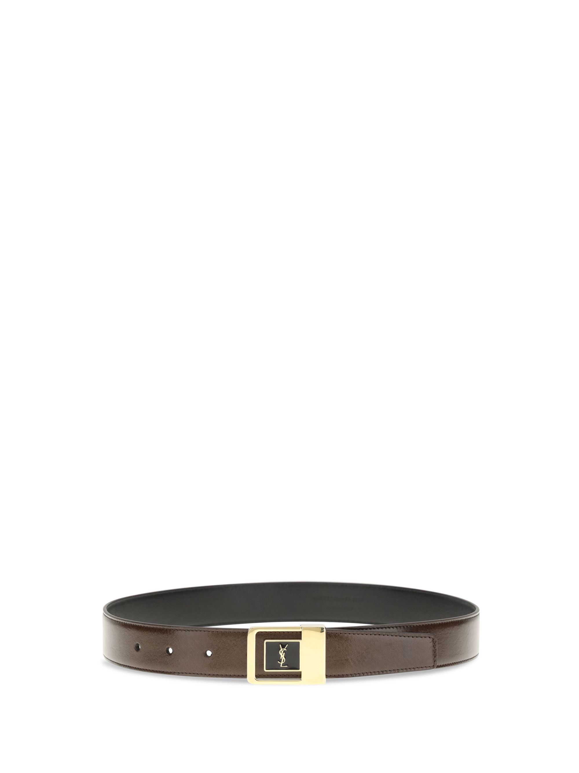 Saint Laurent Paris LA 66 Belt in smooth leather Size ONE SIZE - 2 Thumbnail