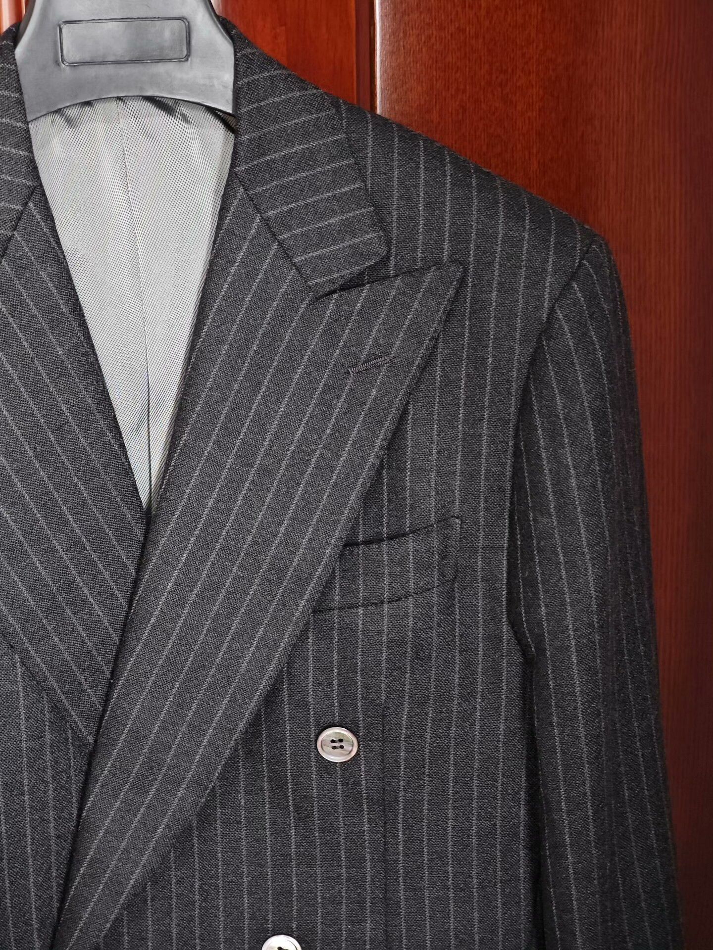 Liverano & Liverano Italian Wool and Linen Custom Suit Size US M / EU 48-50 / 2 - 2 Thumbnail