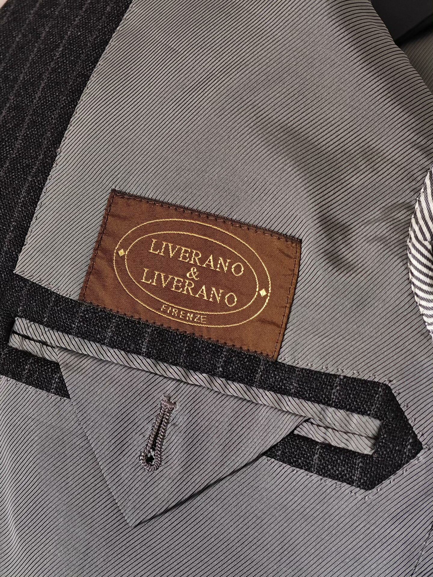 Liverano & Liverano Italian Wool and Linen Custom Suit Size US M / EU 48-50 / 2 - 6 Thumbnail