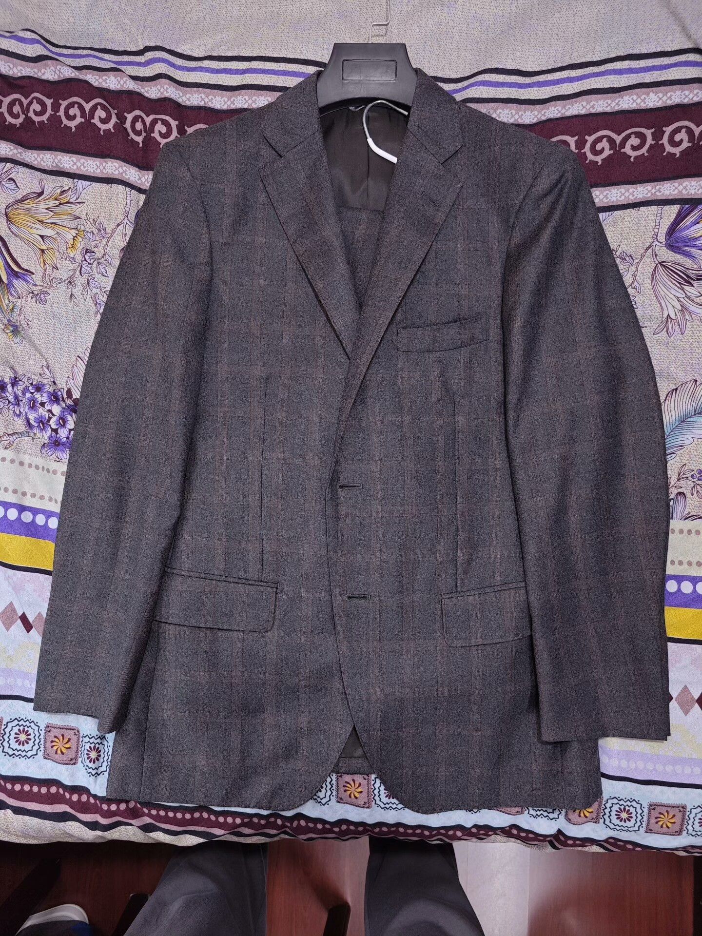 Boglioli Custom Wool Suit Set from Italy Size US M / EU 48-50 / 2 - 4 Thumbnail