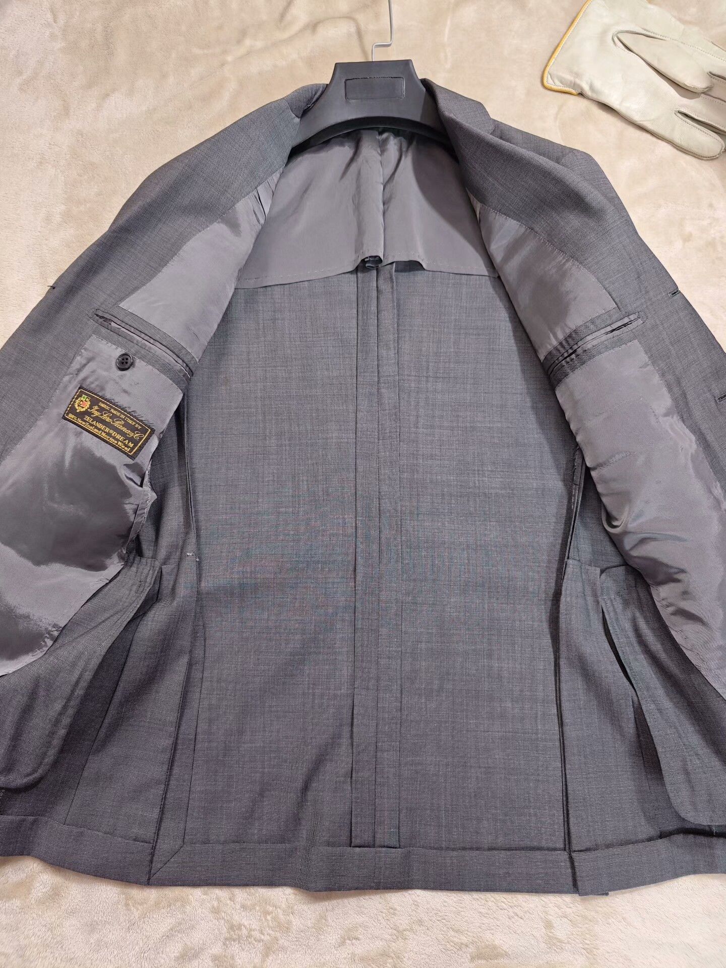 Loro Piana Italian Loro Piana Gray Wool Suit Size US S / EU 44-46 / 1 - 5 Thumbnail