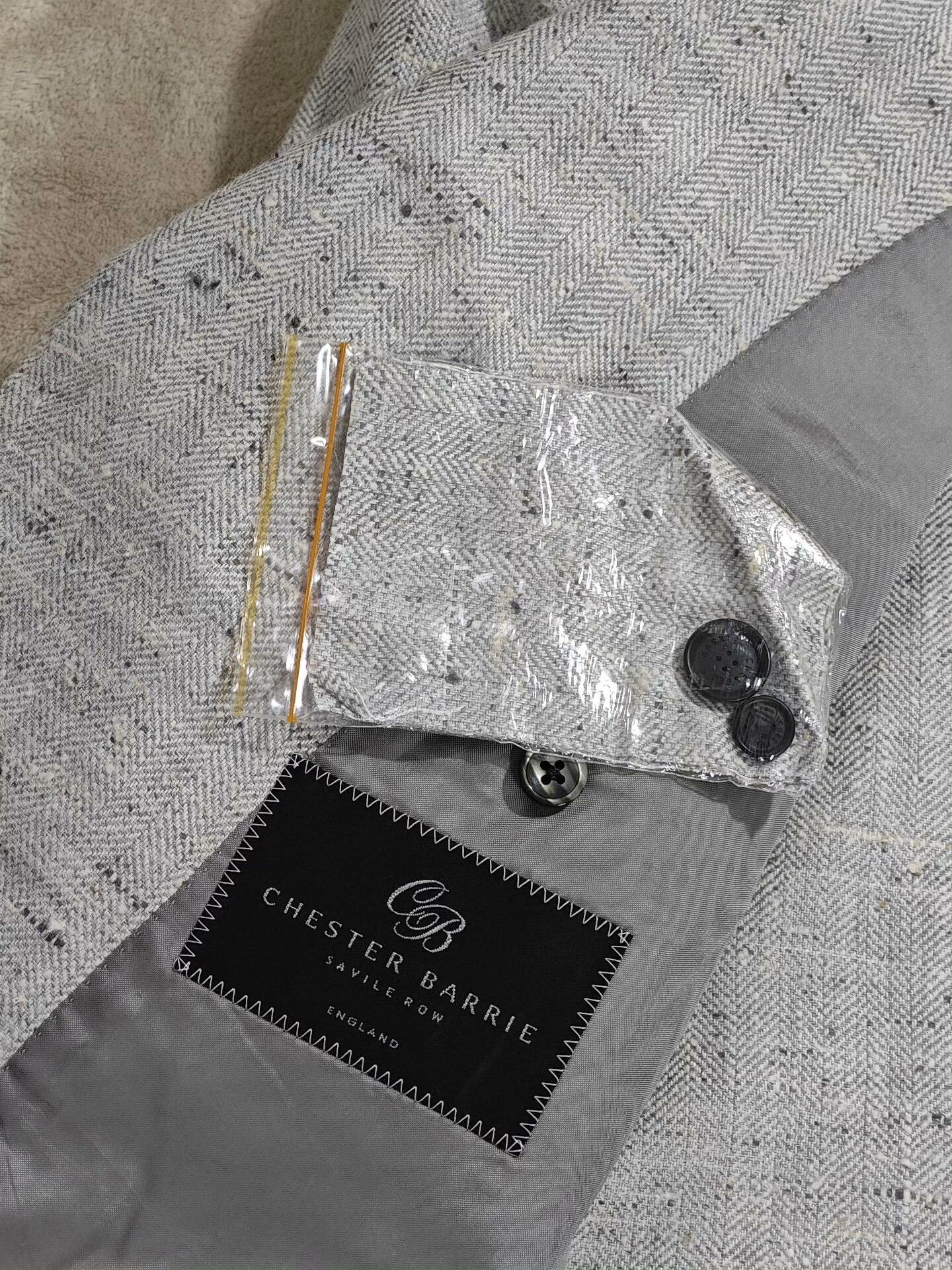 Chester Barrie Chester Barrie Custom Silk Linen Suit Size US XXL / EU 58 / 5 - 7 Thumbnail