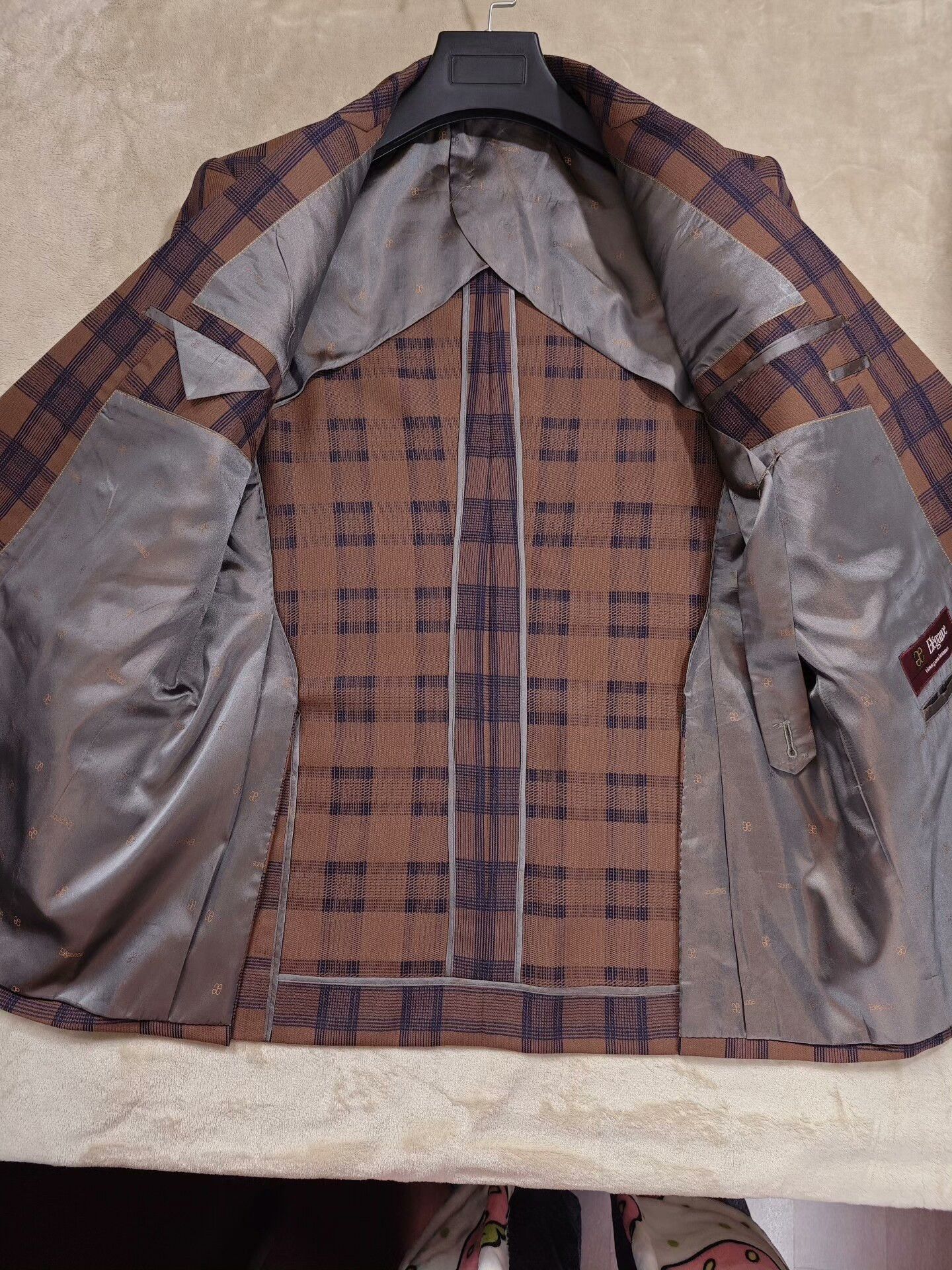 Luxe Custom Brown Silk Wool Suit Size US M / EU 48-50 / 2 - 6 Thumbnail